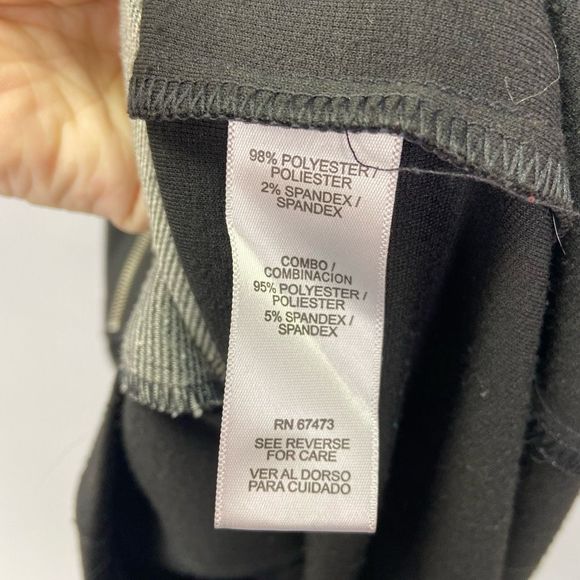 Danny & Nicole Gray & Black Mid Sleeve Career Dress size 8 - Picture 6 of 10